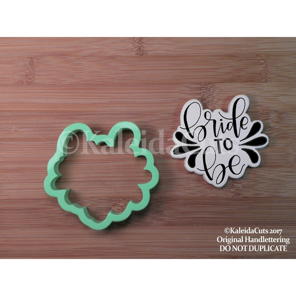 Be My Valentine Hand Lettered Cookie Cutter - KaleidaCuts