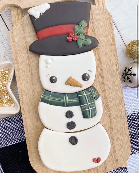 Build a Snowman Kit Cookie Cutter and Fondant Cutter and Clay Cutter