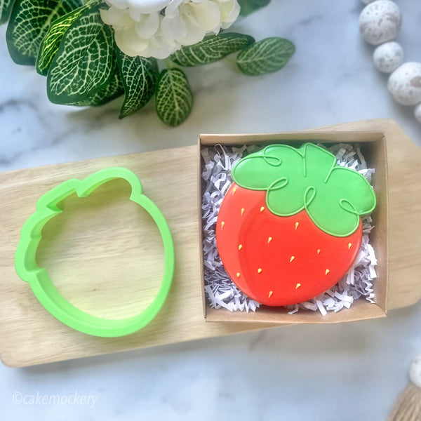 1 Dozen (12) Mini 1.5 inch Strawberry Cookie Cutters