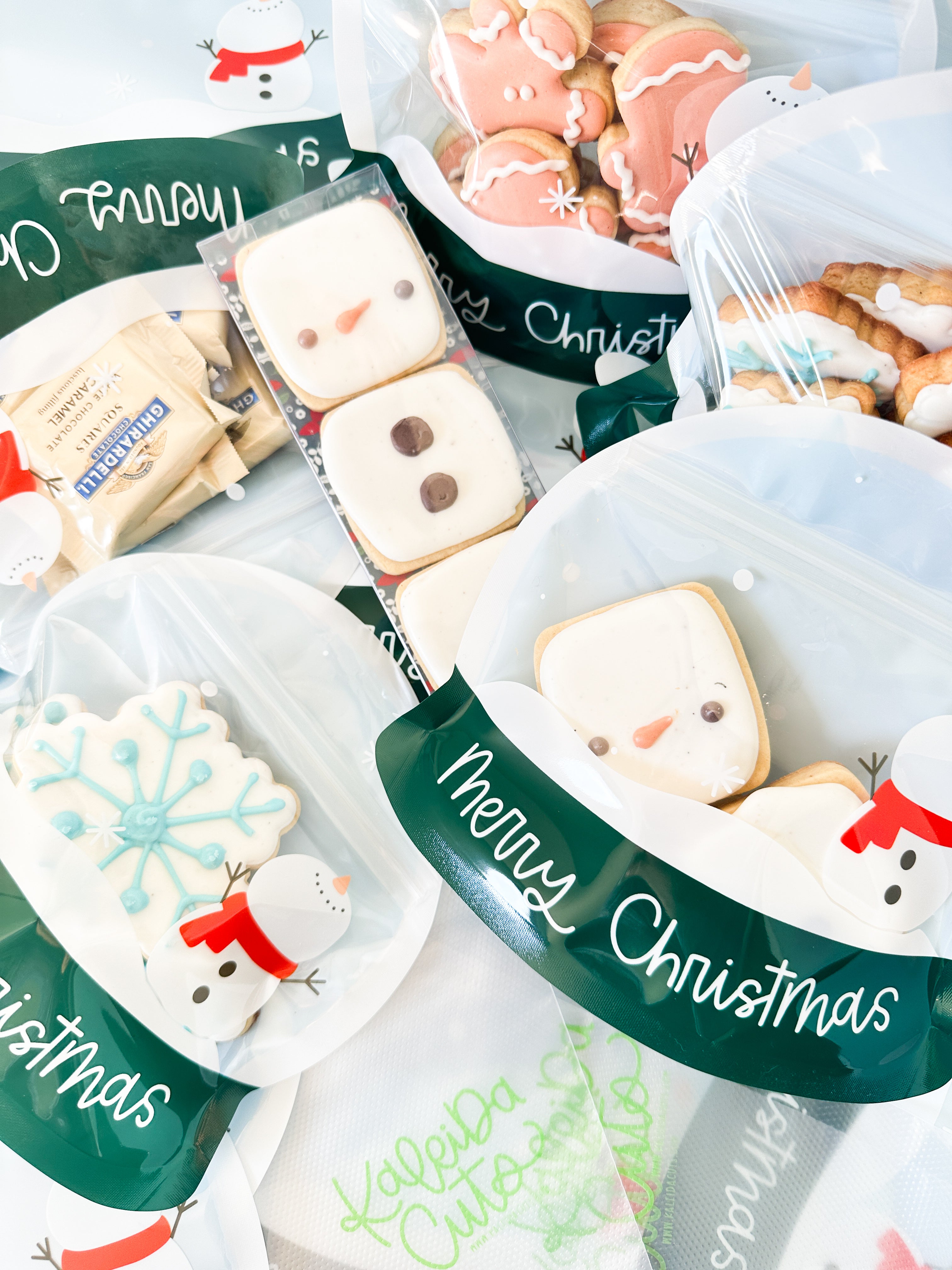 Snow Globe Cookie Bags Pack of 25 Bags