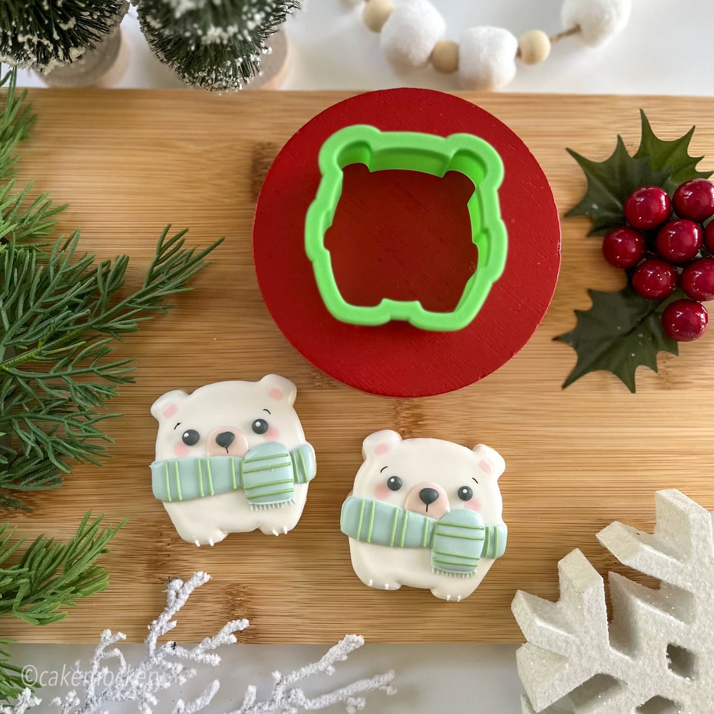 Chunky Polar Bear Cookie Cutter