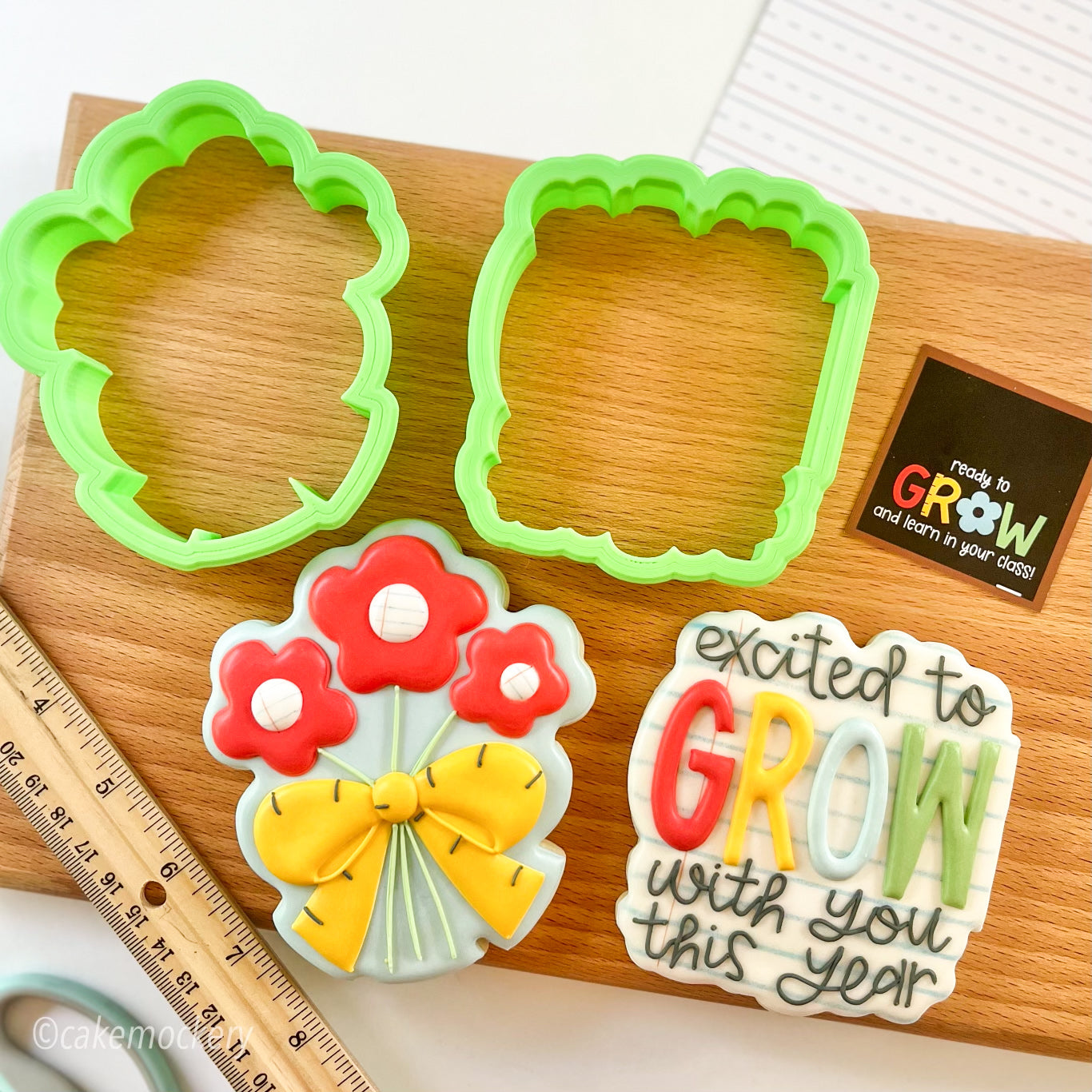 Excited to GROW With You Cookie Cutter Set of 2