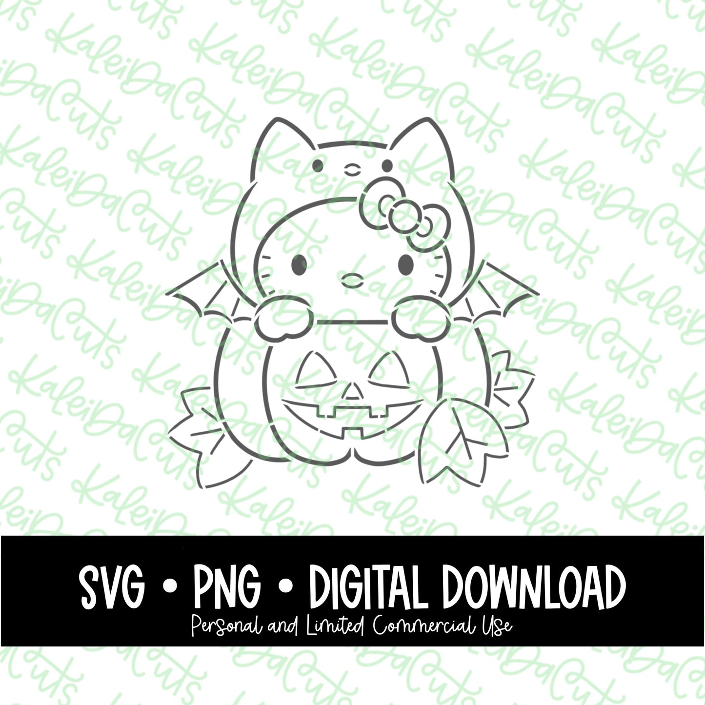 PYO Spooky Bat Kitty Digital Download