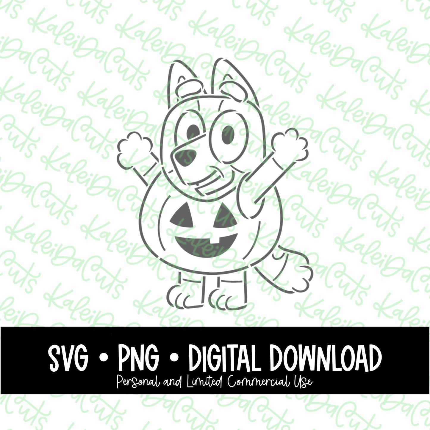 PYO Spooky Orange Pup Digital Download