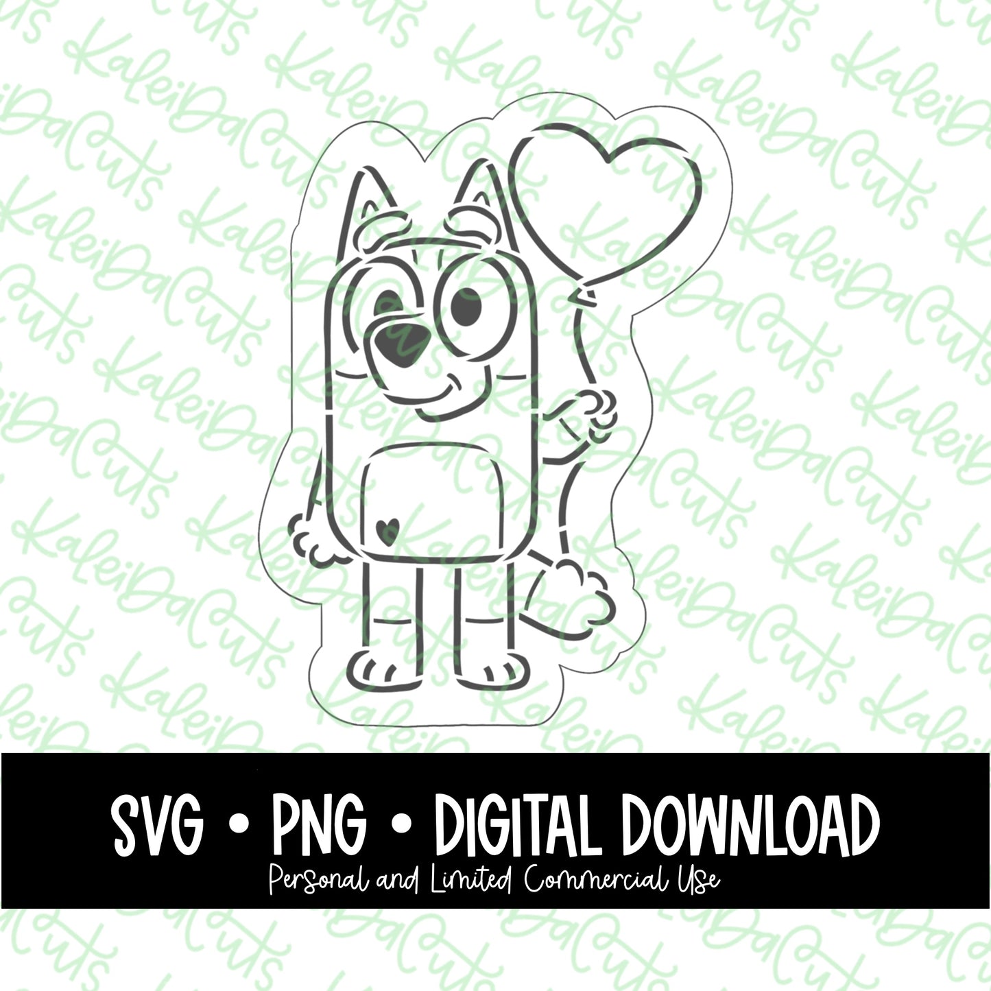 PYO Pup Heart Balloon Digital Download