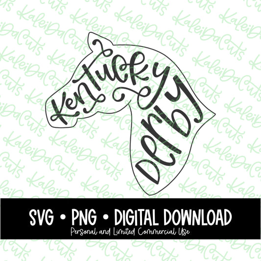 Kentucky Derby Lettering Digital Download