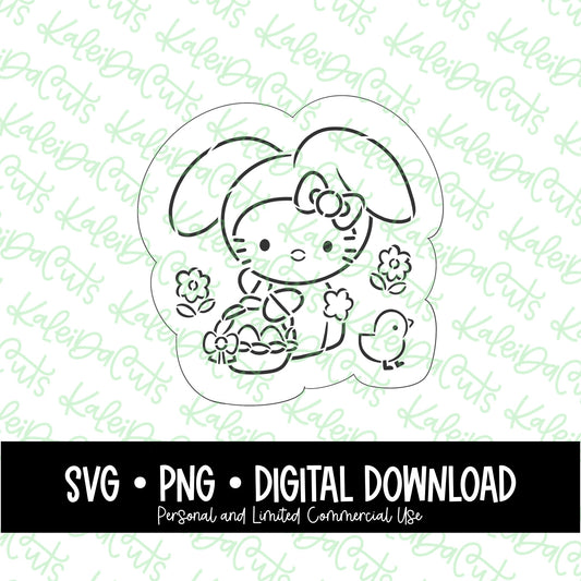 PYO Girly Kitty Bunny Digital Download