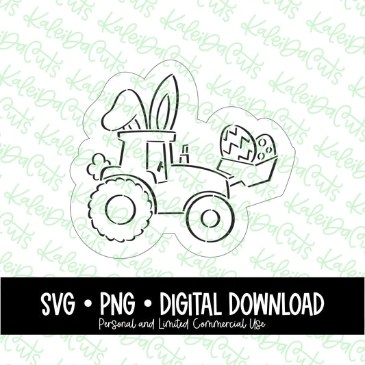 PYO Easter Bunny Tractor Digital Download