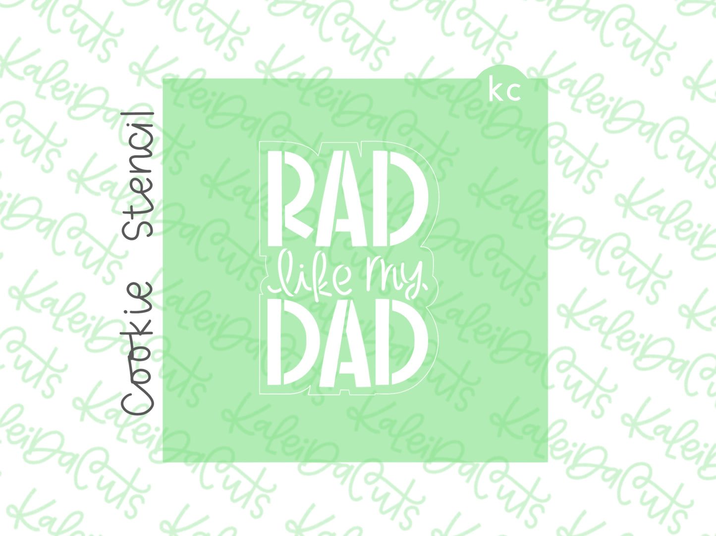 Rad Dad Stencil