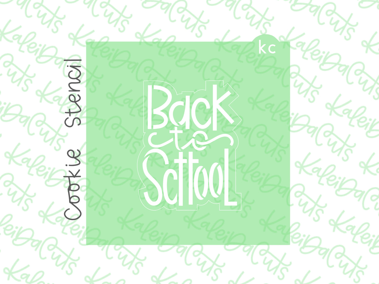 Back to School 2023 Stencil