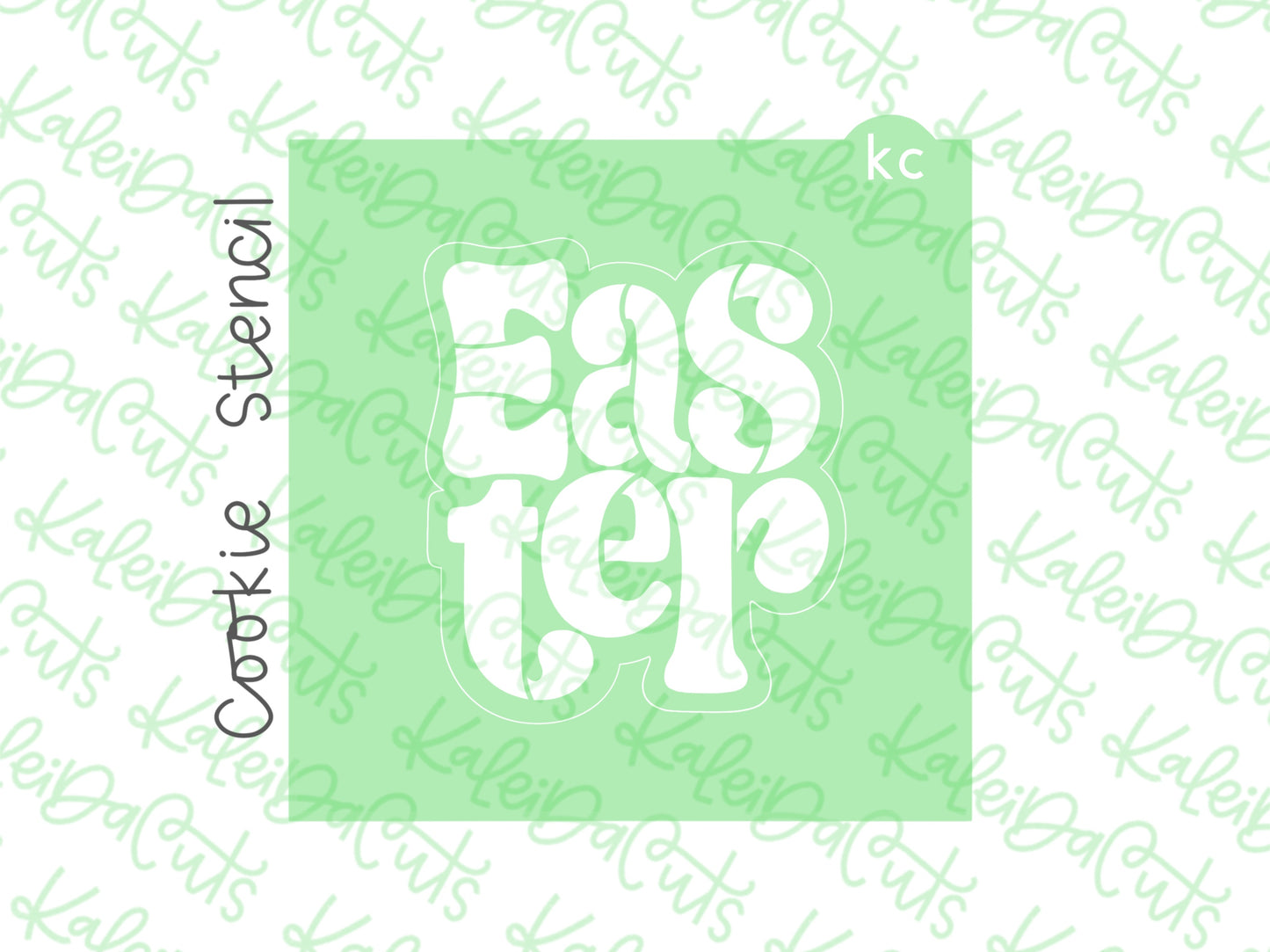 2025 Easter Plaque Stencil