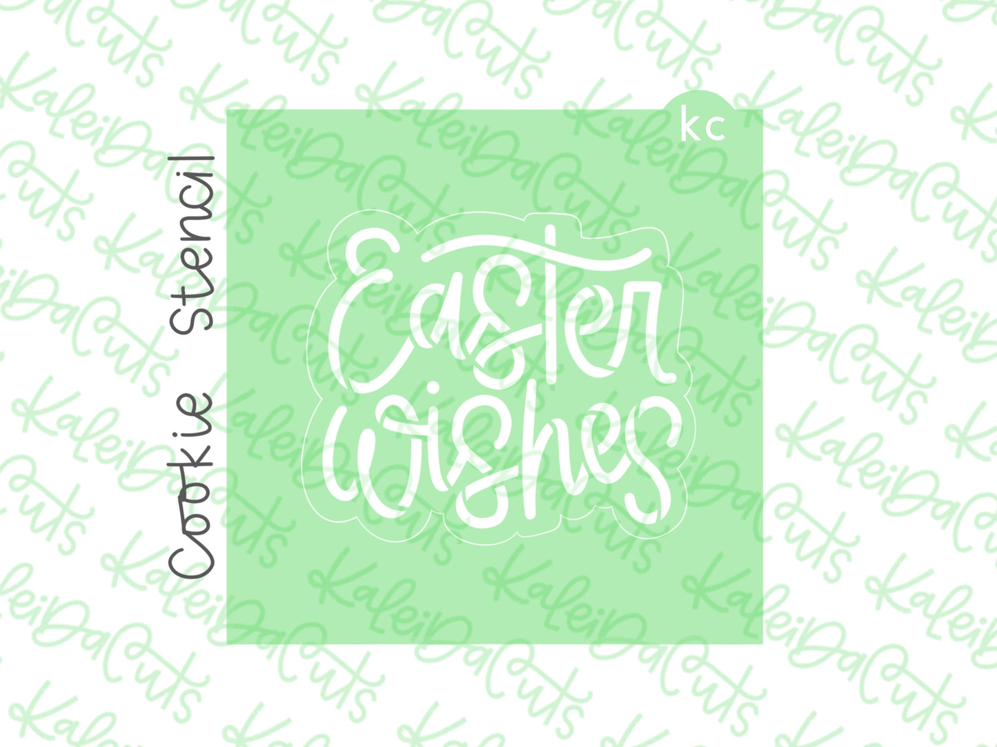 Easter Wishes Stencil