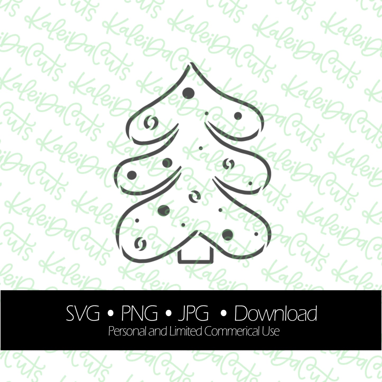 PYO Christmas Tree Digital Download.