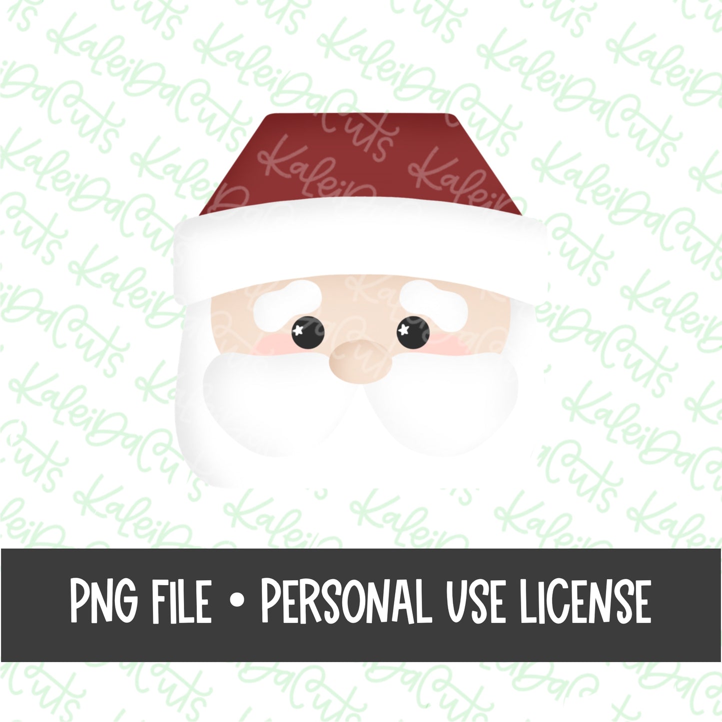 Jolly Square Santa .PNG Eddie Image Download