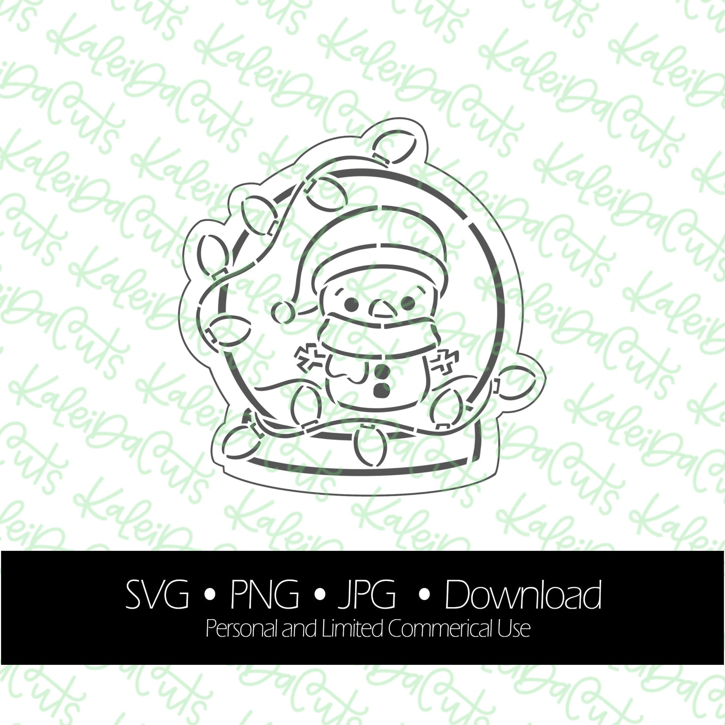 PYO Light Up Snow Globe Digital Download