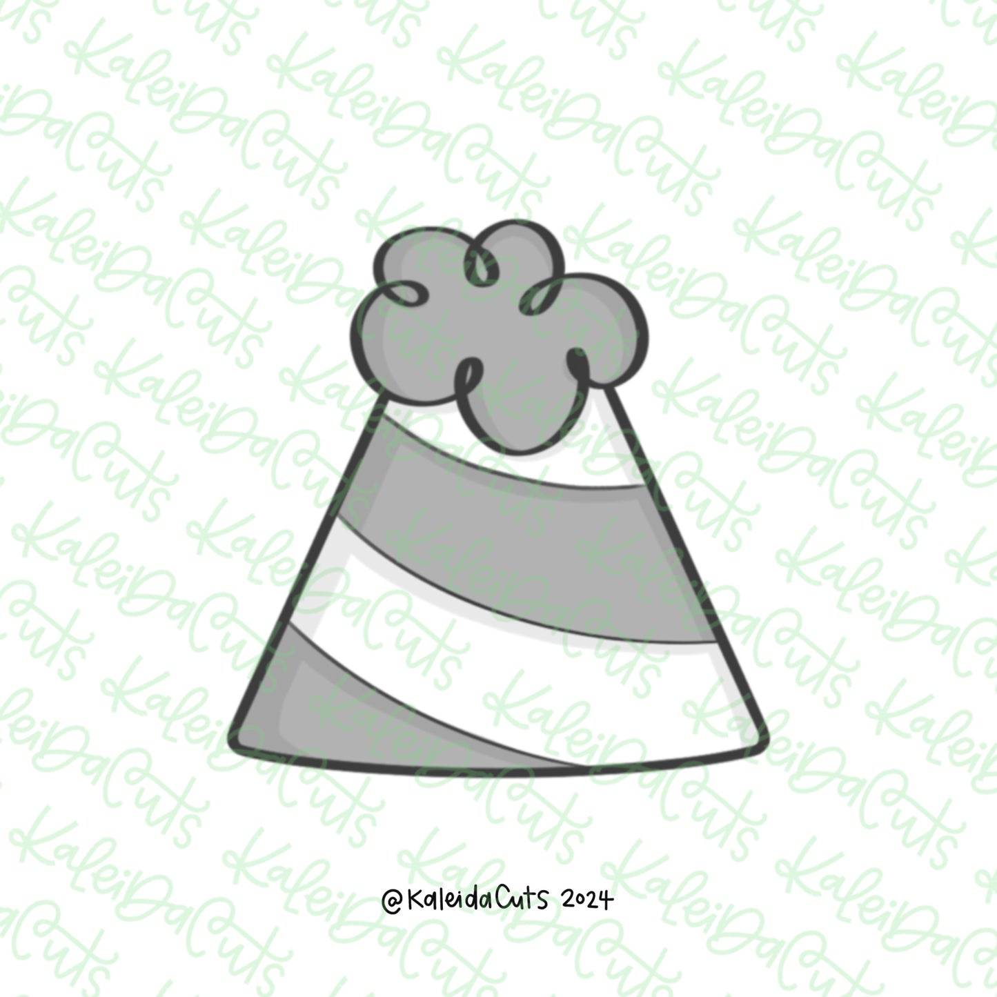 Chunky Party Hat Cookie Cutter