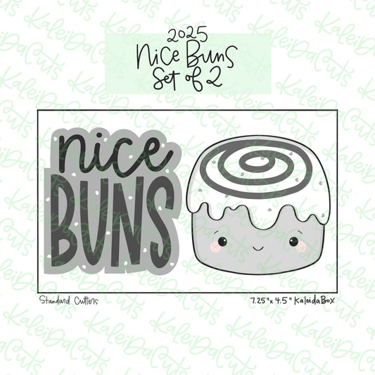 2024 Nice Buns Cookie Cutter Set of 2