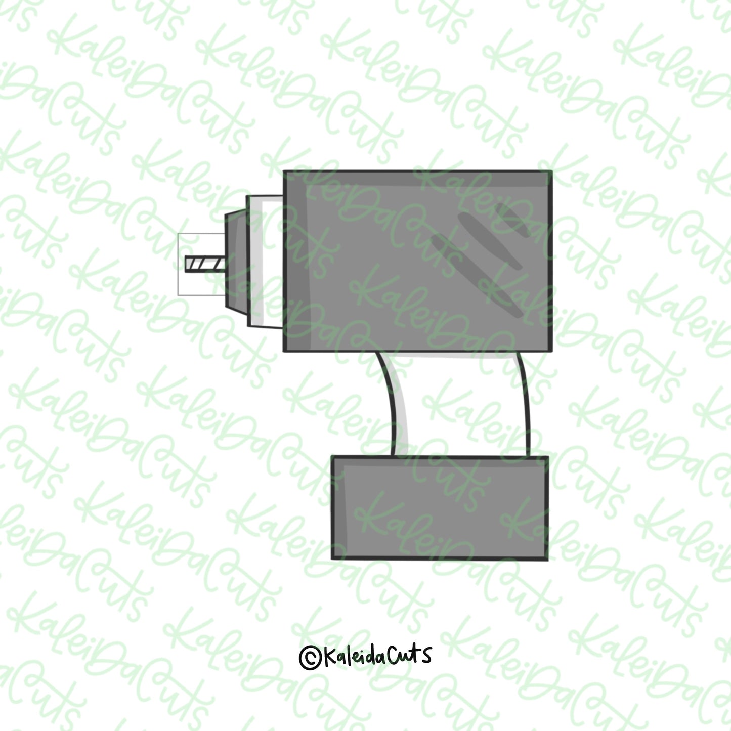 Square Drill Cookie Cutter