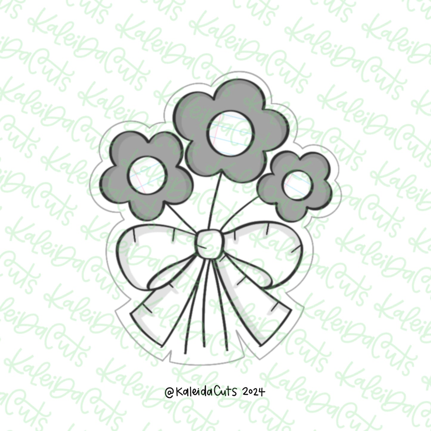 Grow Bouquet Cookie Cutter