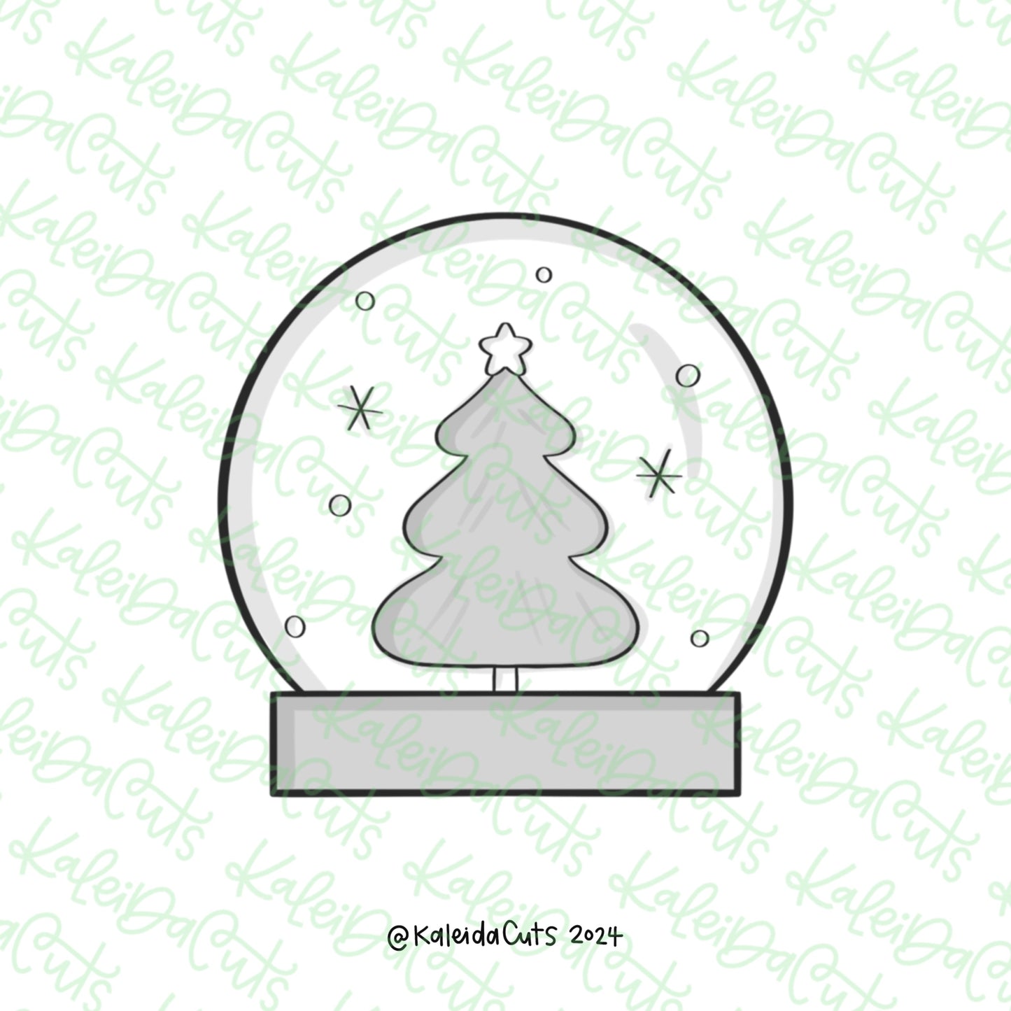 Chunky Winter Snowglobe Cookie Cutter