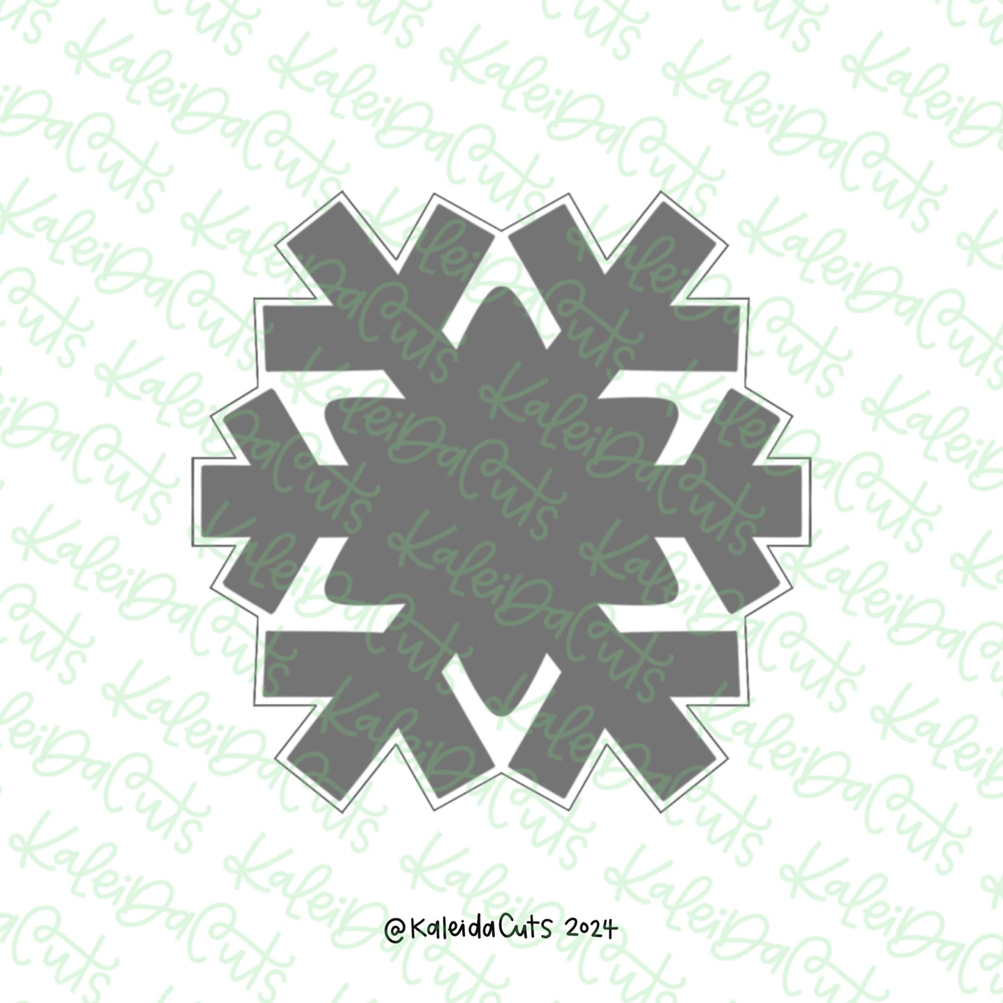 Chunky Snowflake Cookie Cutter