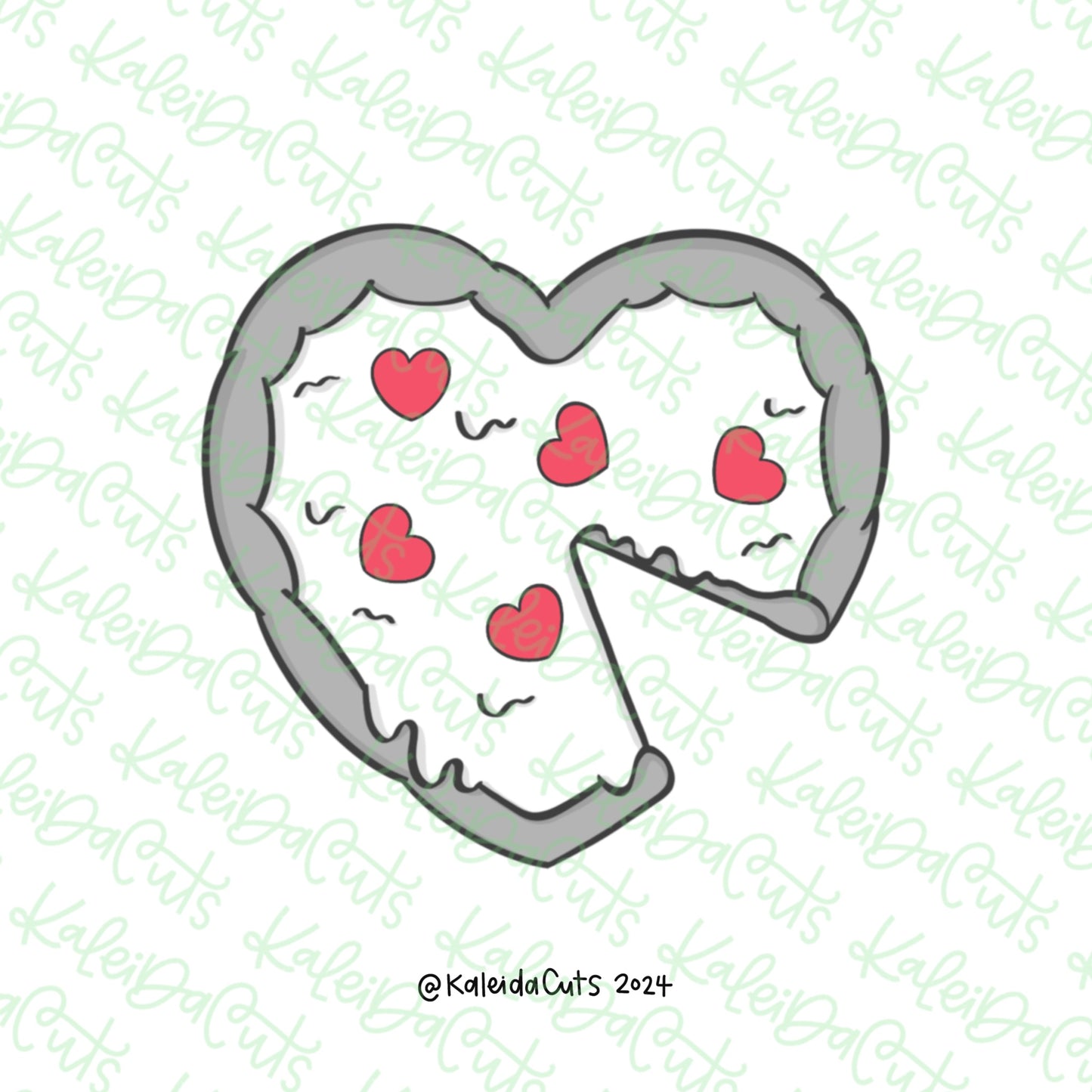 Heart Pizza Cookie Cutter