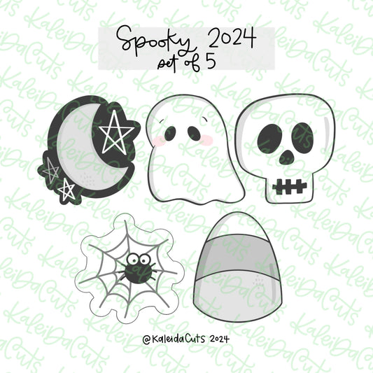 Spooky 2024 Cookie Cutter Set of 5