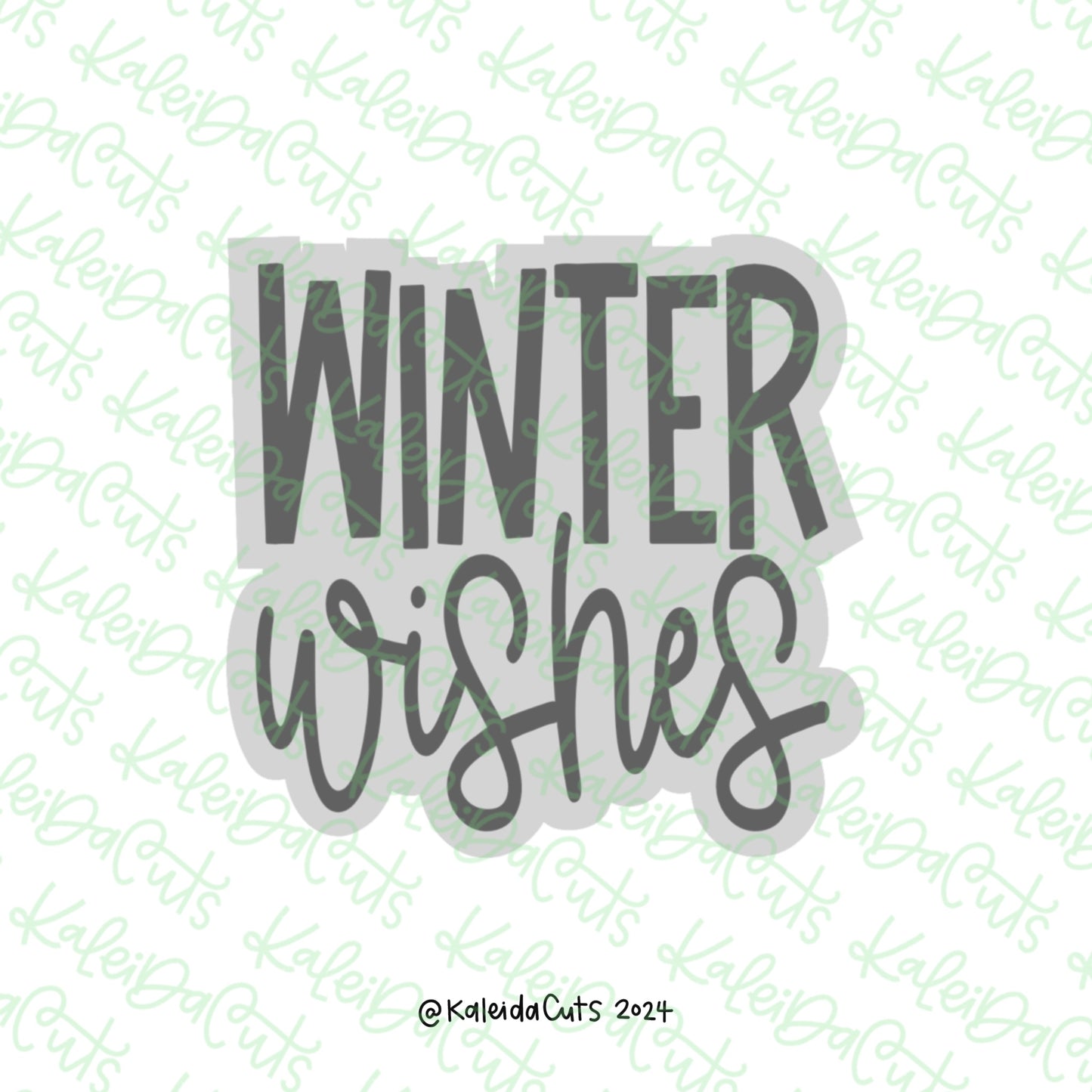 Chunky Winter Wishes Cookie Cutter