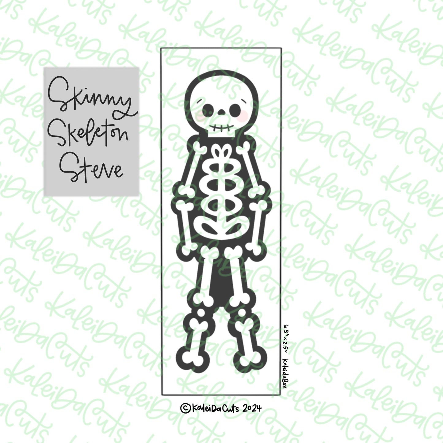 Skinny Skeleton Steve Cookie Cutter