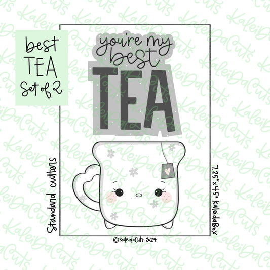 Best TEA Cookie Cutter Set of 2