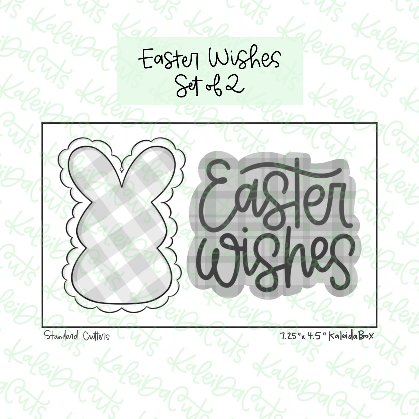 Easter Wishes Cookie Cutter Set of 2