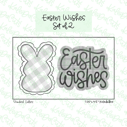 Easter Wishes Cookie Cutter Set of 2