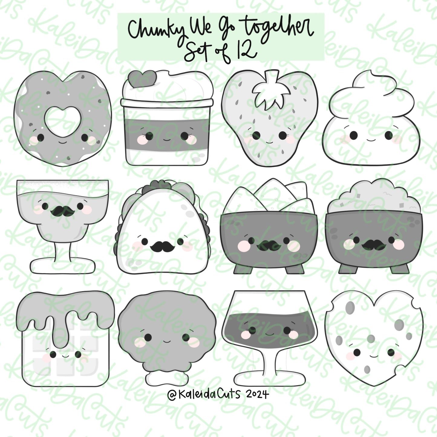 Chunky We Go Together Cookie Cutter Set of 12