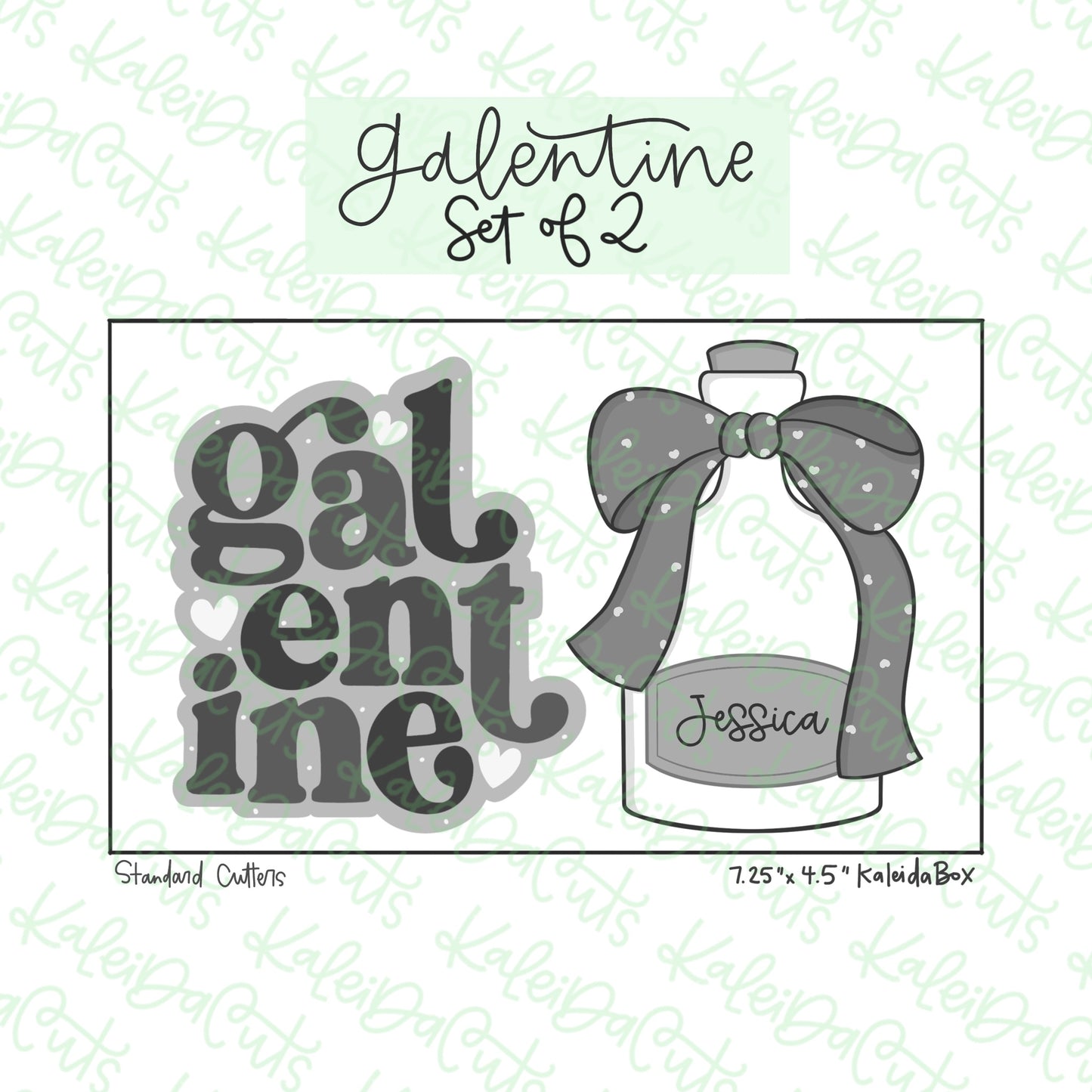 Galentine Cookie Cutter Set of 2