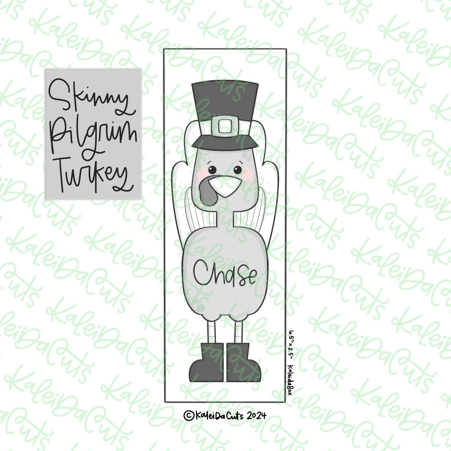 Skinny Pilgrim Turkey Cookie Cutter