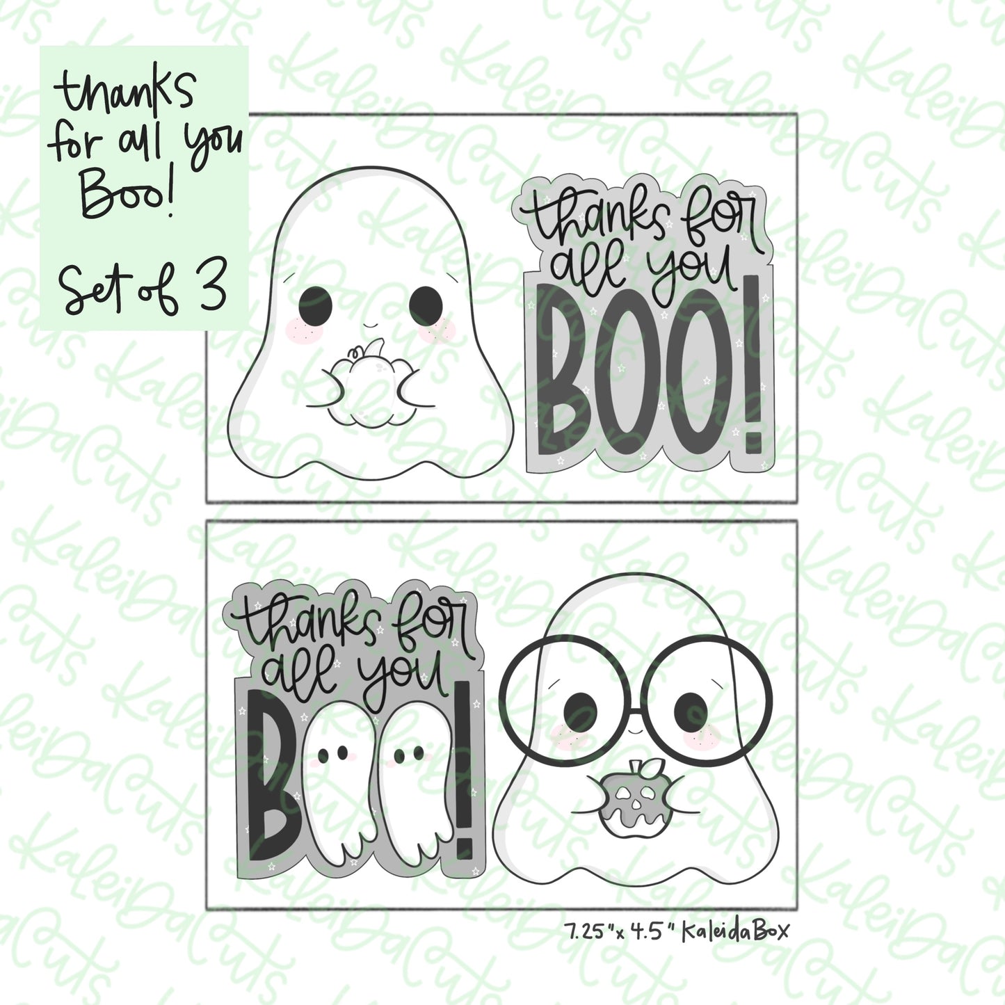 Thanks For All You Boo Cookie Cutter Set of 3