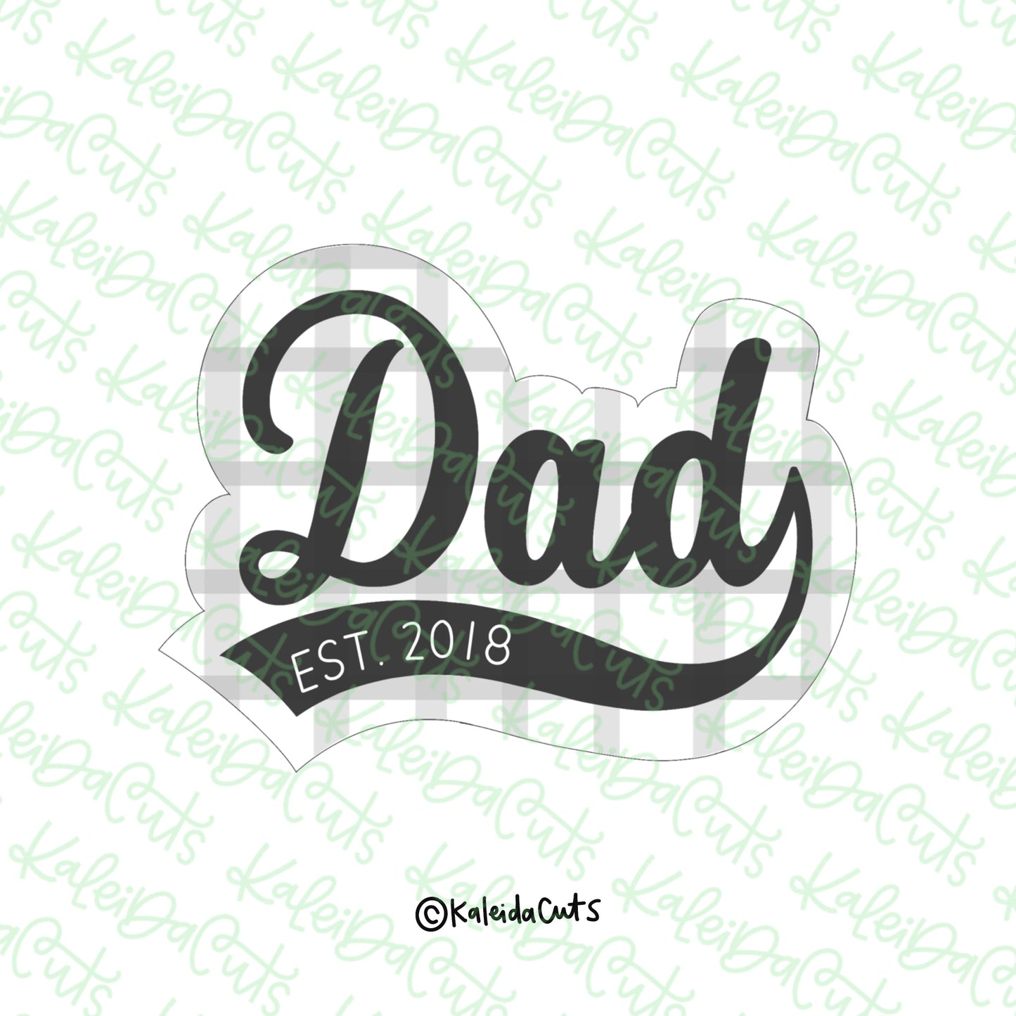 Dad Banner Cookie Cutter