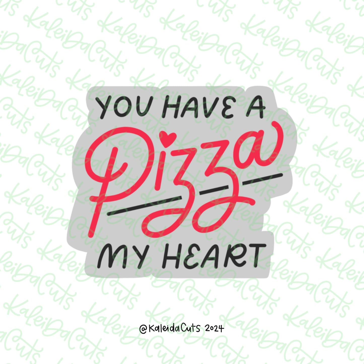 Pizza My Heart Cookie Cutter