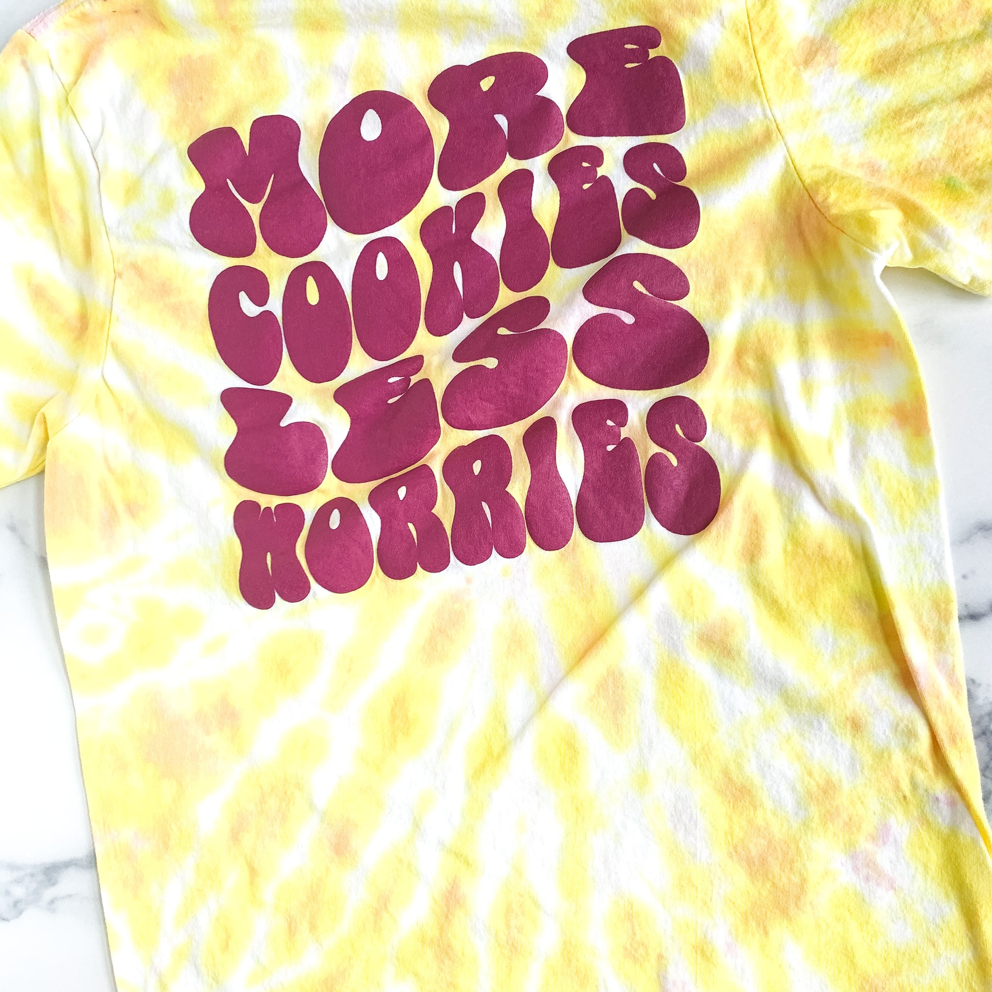 cookies tie dye shirt