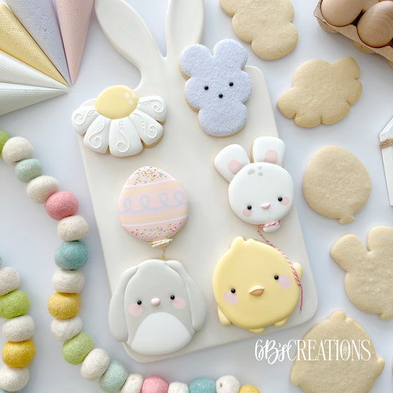 Stackable Easter Bunny Cookie Cutter Set