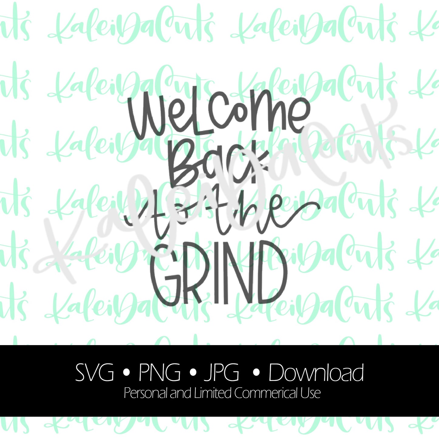 Back to the Grind Digital Download.