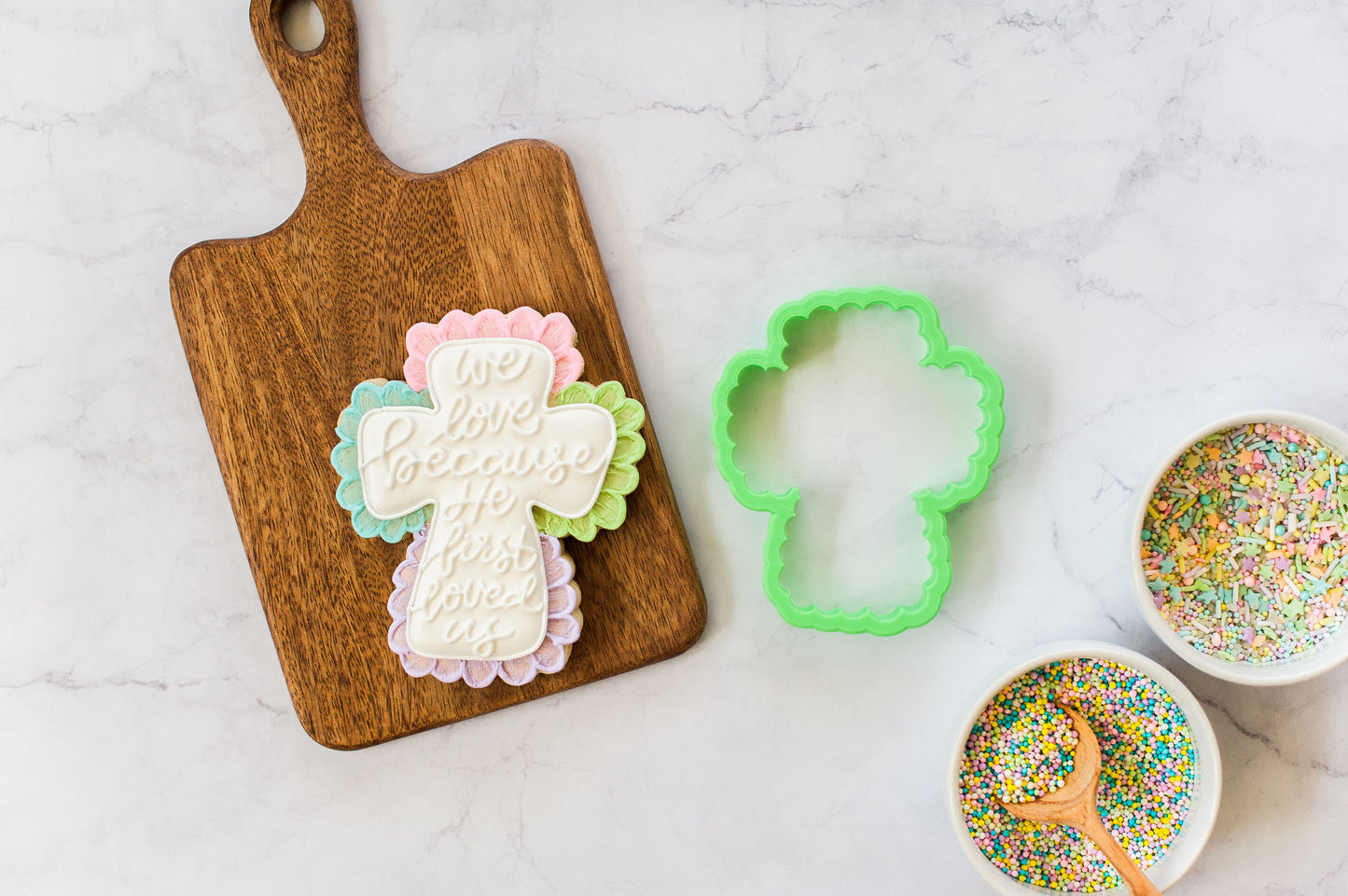 Scallop Cross Cookie Cutter