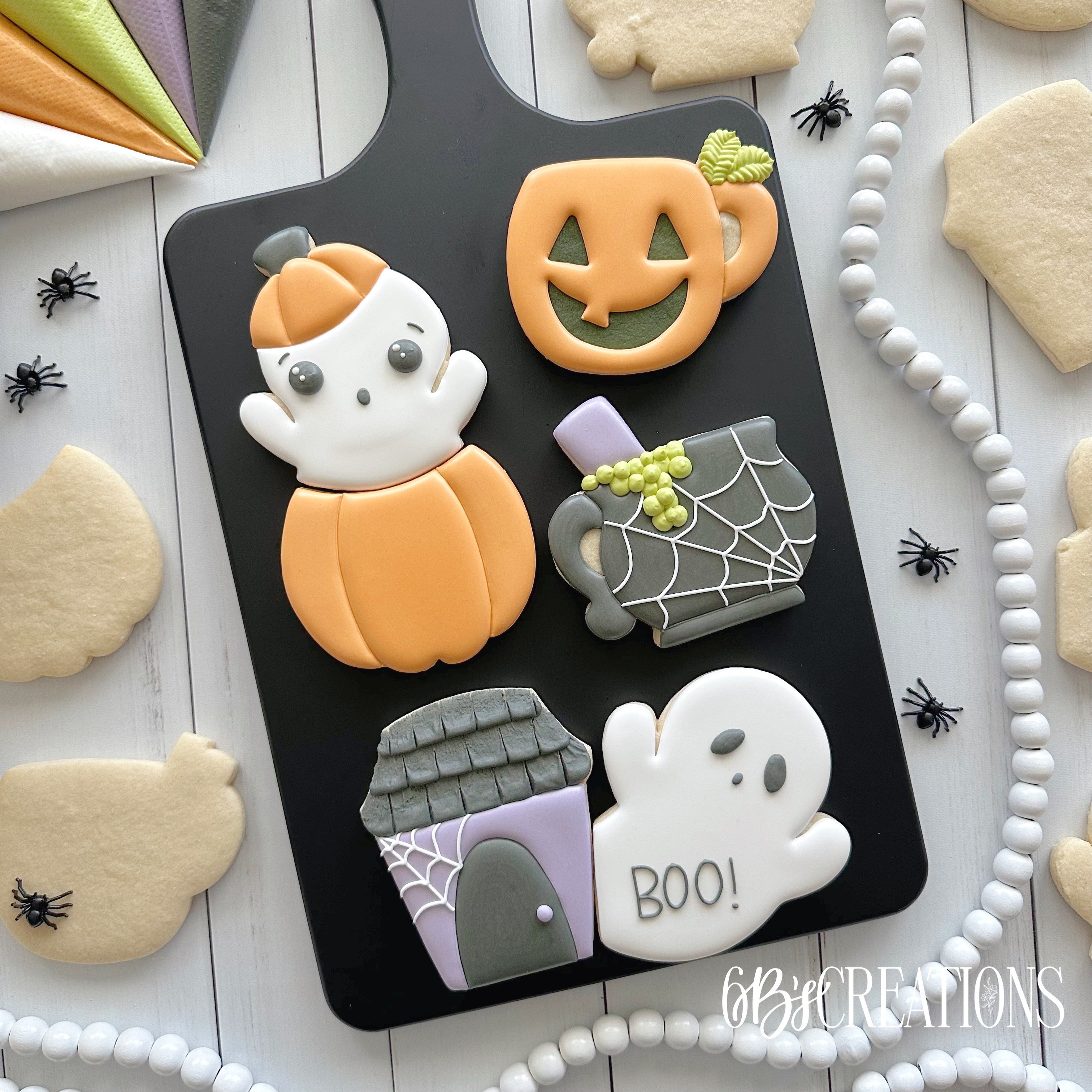 Fall Cookie Class (CC2C) Set of 5 Cookie Cutters - KaleidaCuts