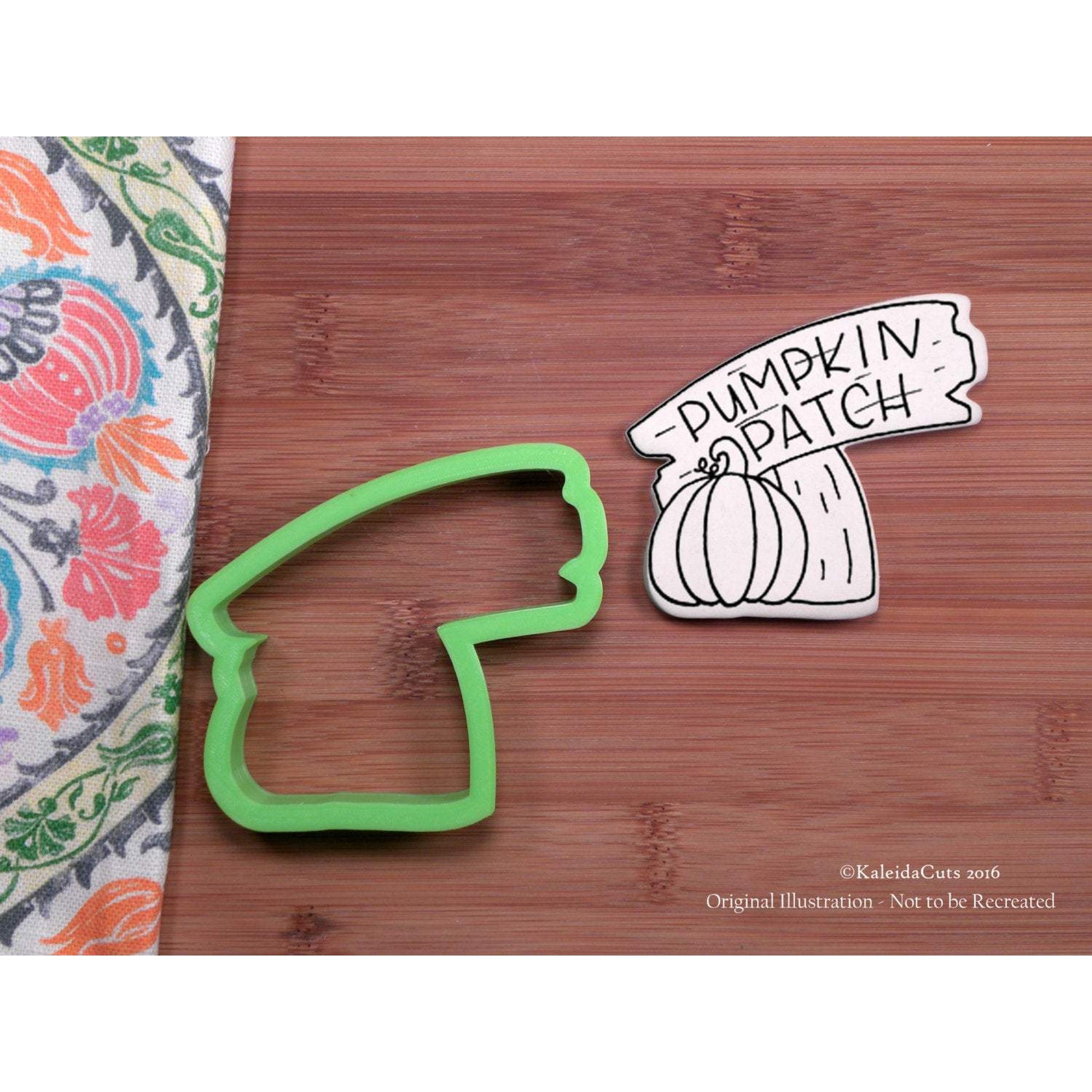 Pumpkin Patch Sign Cookie Cutter