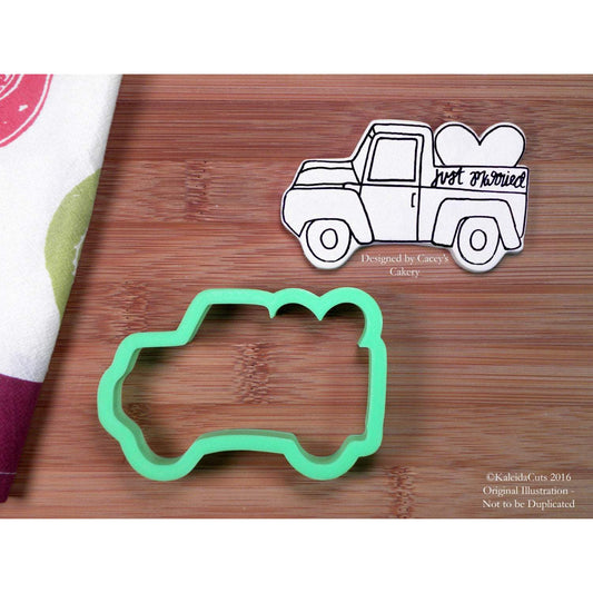 Truck with Heart Cookie Cutter