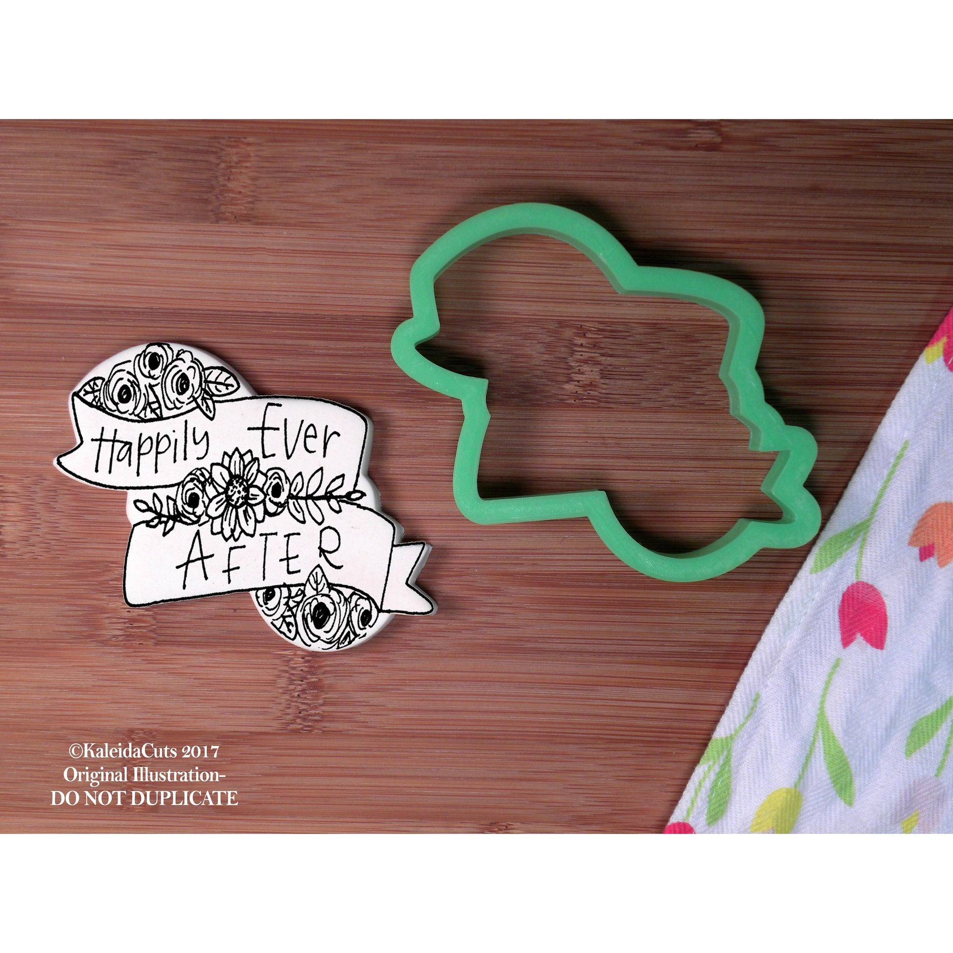 Flower Banner 2 Cookie Cutter