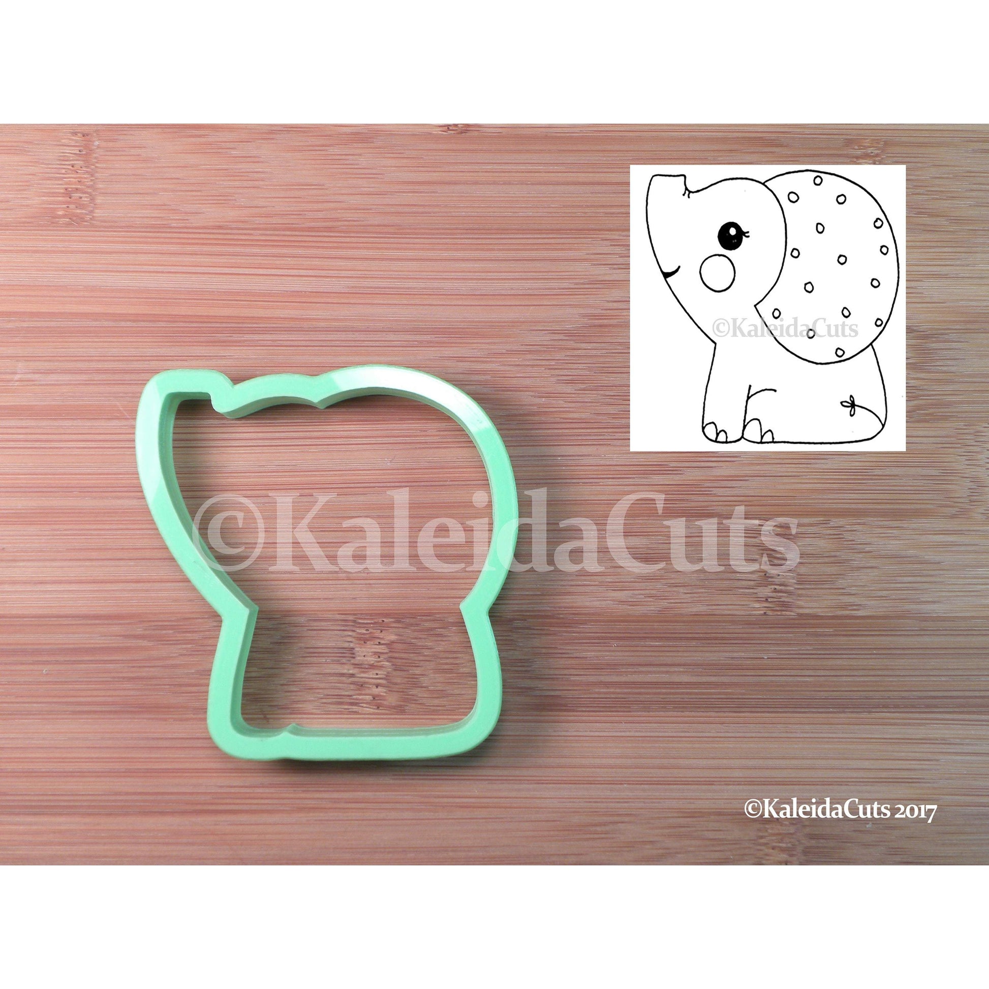 Baby Elephant Cookie Cutter