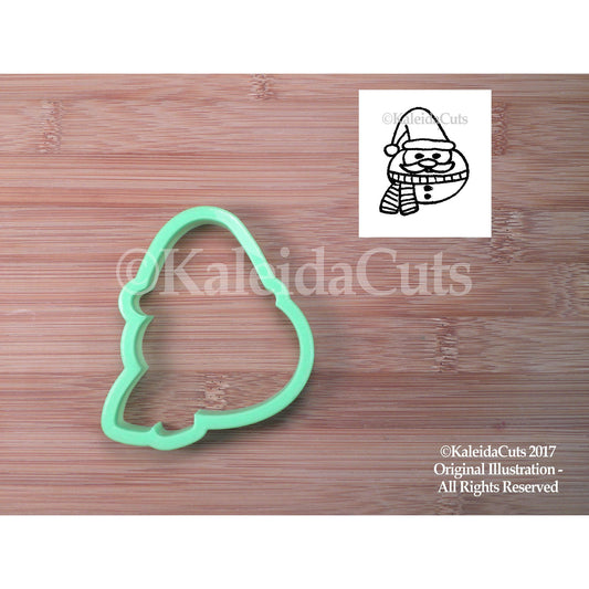 Round Santa Cookie Cutter