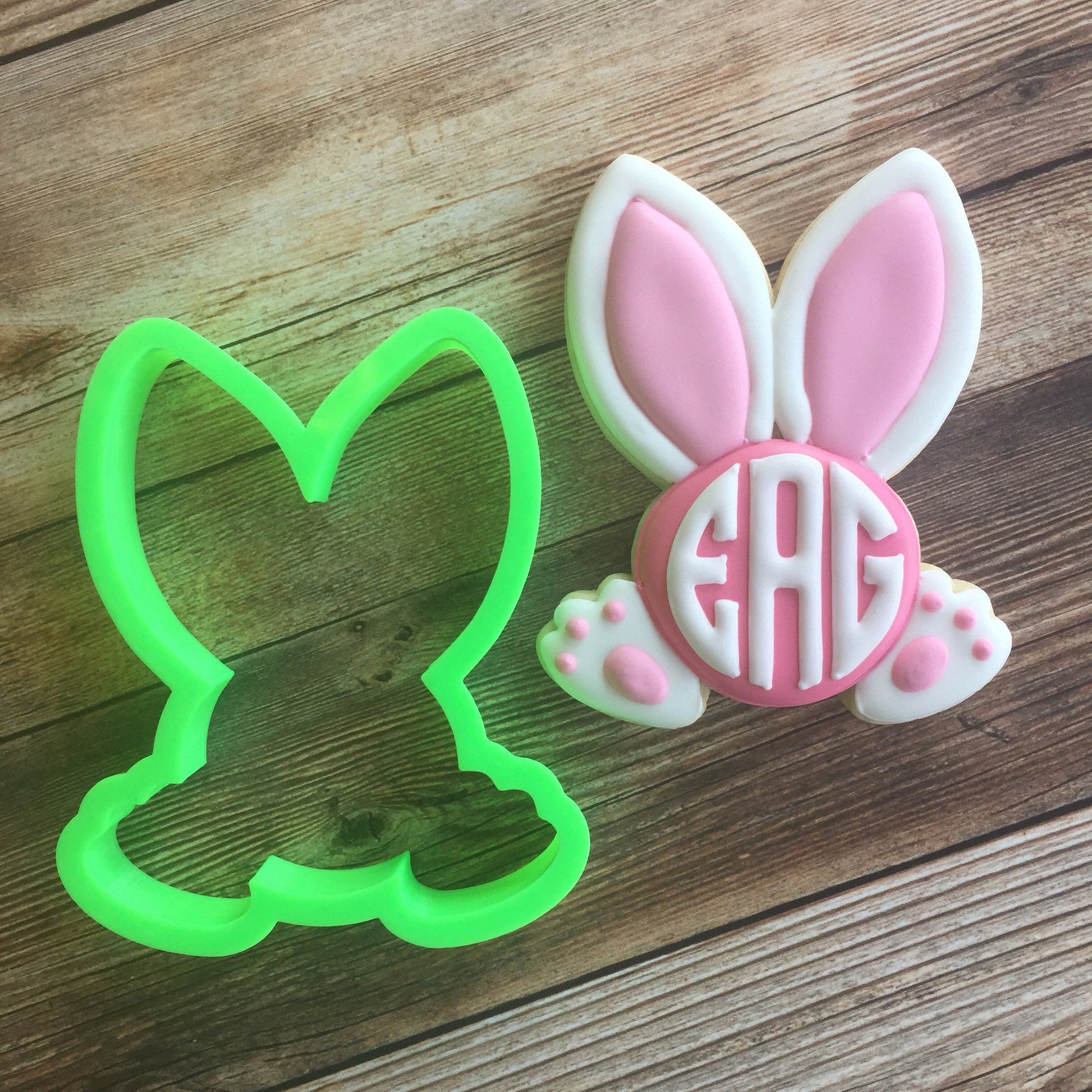 Monogram Bunny Cookie Cutter