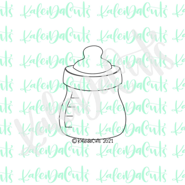 Baby Bottle 3 Cookie Cutter - KaleidaCuts